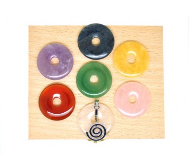 Coffret chakra, 7 donuts 30mm