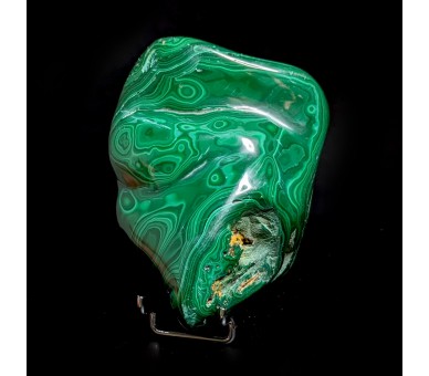 Malachite polie, Congo, 296 grammes.