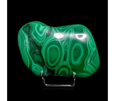 Malachite polie, Congo, 357 grammes.