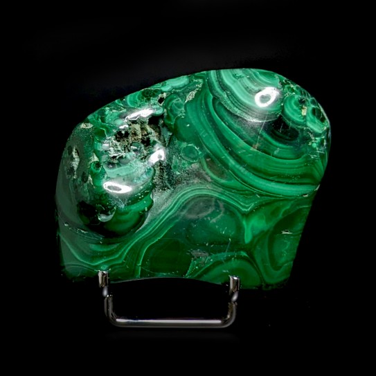 Malachite polie, Congo, 176 grammes.