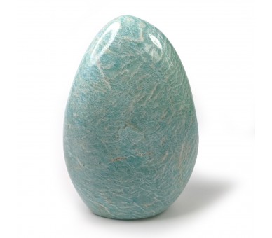 Amazonite polie, forme libre, pièce unique, 700 grammes