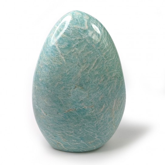 Amazonite polie, forme libre, pièce unique, 700 grammes