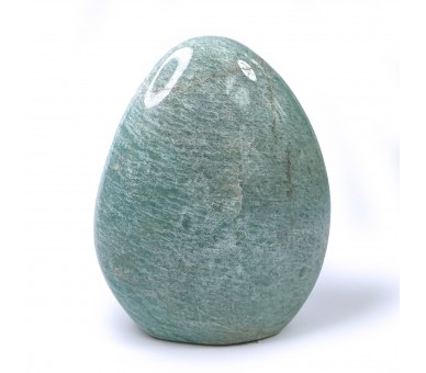 Amazonite polie, forme libre, pièce unique, 576 grammes