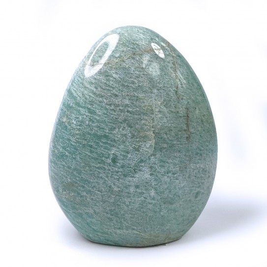 Amazonite polie, forme libre, pièce unique, 576 grammes