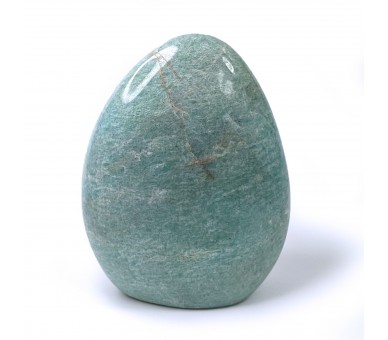 Amazonite polie, forme libre, pièce unique, 576 grammes