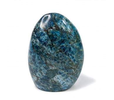 Apatite polie, forme libre, pièce unique, 495 grammes