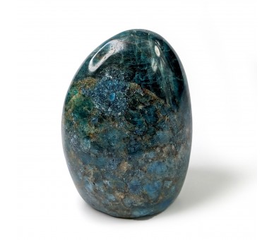 Apatite polie, forme libre, pièce unique, 675 grammes