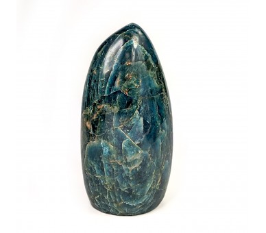 Apatite polie, forme libre, pièce unique, 839 grammes