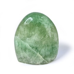 Fluorite polie, forme libre, pièce unique, 277 grammes