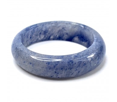 Bague Pierre fine Aventurine bleue 5 mm