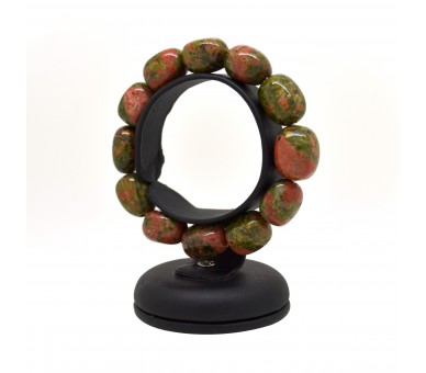 Bracelet Pierre roulée Unakite