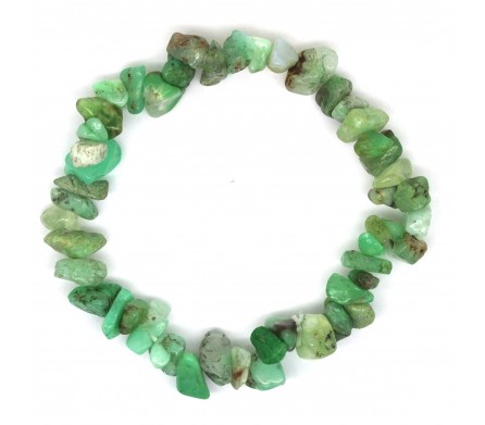 Bracelet Pierre baroque Chrysoprase