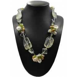 Collier fantaisie verre