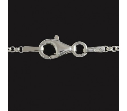 Chaîne argent 70 cm (maille forçat)
