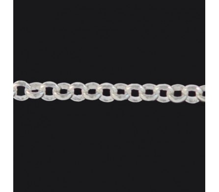 Chaîne argent 70 cm (maille gourmette)