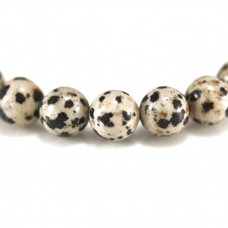 Bracelet jaspe dalmatien