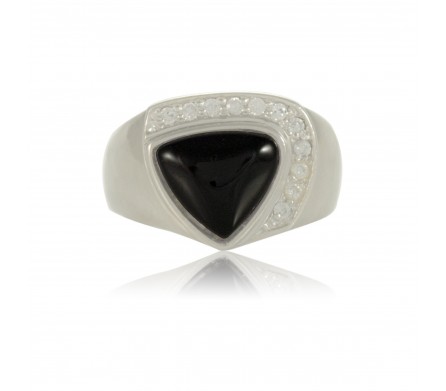 Bague onyx, T54