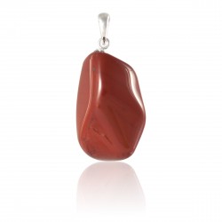 Pendentif jaspe rouge