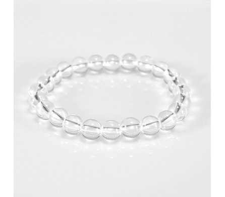 Bracelet perles cristal de roche