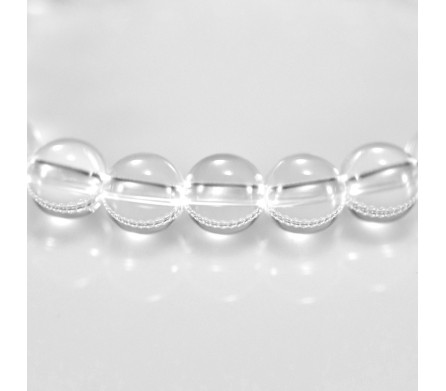 Bracelet perles cristal de roche