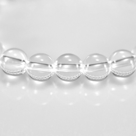 Bracelet perles cristal de roche