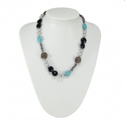 Collier turquoise onyx