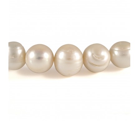 Bracelet perles blanches